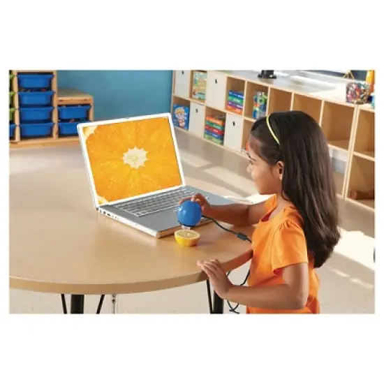 Learning Resources Zoomy 2.0 Blue Handheld Digital Microscope image {2}