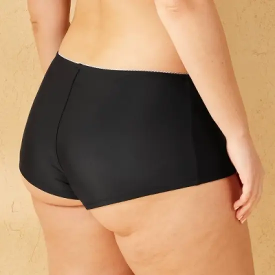 Women's Picot Bow Trim Low-Rise Cheeky Boyshorts - Wild Fable&trade; image {4}