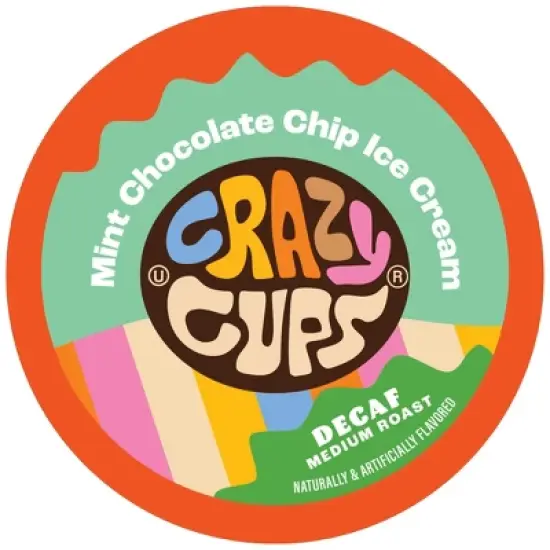 Decaf Mint Chocolate Chip Ice Cream Flavored Coffee Pods image {5}