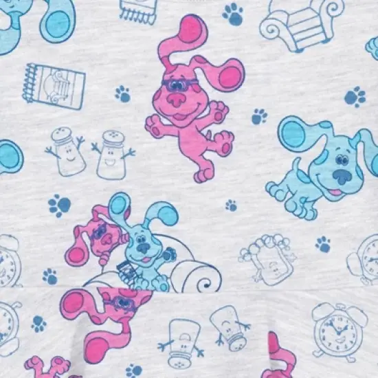 Nickelodeon Blue's Clues Short Sleeve Dress & Scrunchy Light Gray  image {3}