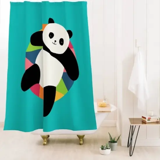 Deny Designs Kids' Andy Westface Chillin Shower Curtain image {1}