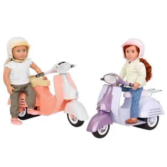 Our Generation Ride in Style Scooter Vehicle Accessory Set for 18" Dolls image {1}