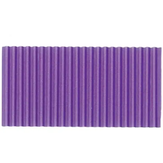 Corobuff Solid Color Corrugated Paper Roll, 48 Inches x 25 Feet, Violet image {1}