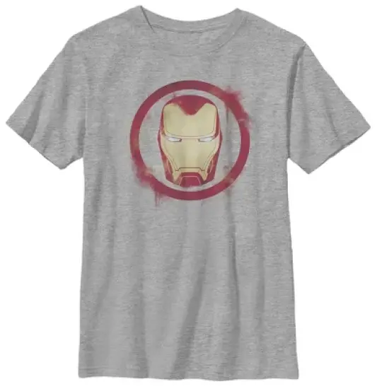 Boy's Marvel Avengers: Endgame Smudged Iron Man T-Shirt image {3}