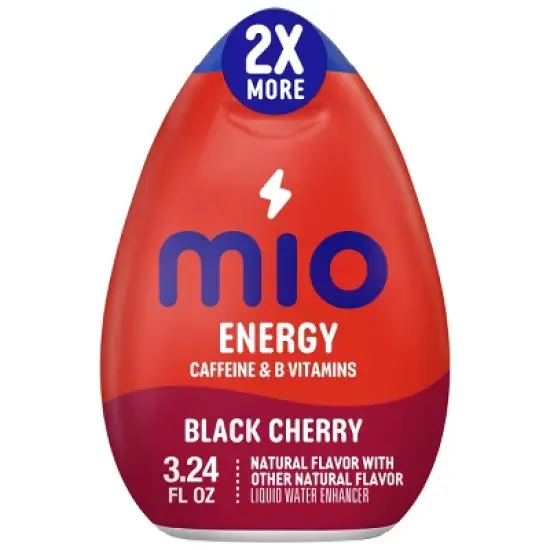 MiO Energy Black Cherry Liquid Water Enhancer - 3.24 fl oz Bottle image {12}