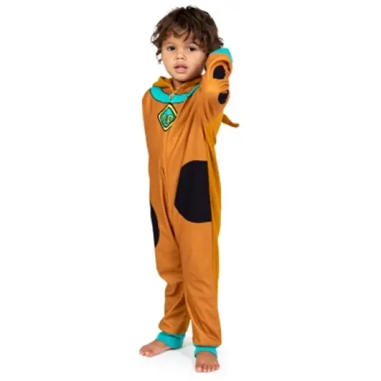 Scooby-Doo Fleece Zip Up Cosplay Pajama Coverall Little Kid to Big Kid  image {6}