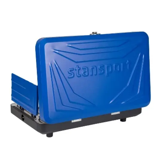 Stansport Double Burner Stove Piezo Ignition With Drip Pan Blue image {8}