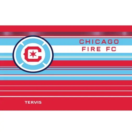 MLS Chicago Fire 30oz Hype Stripe Stainless Steel Tumbler image {1}
