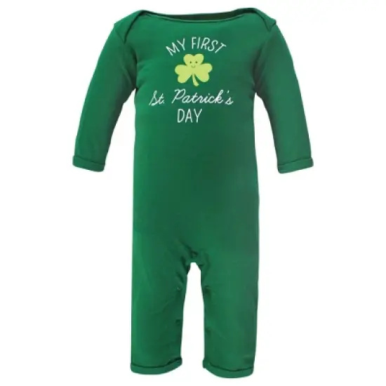 Hudson Baby Unisex Baby Cotton Coveralls, Valentine Easter image {3}