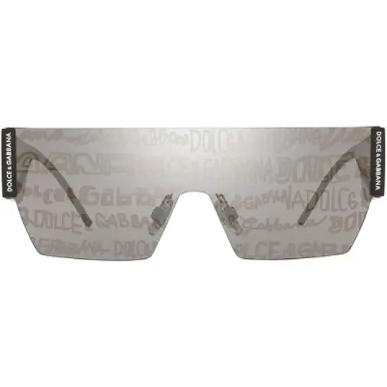 Dolce & Gabbana DG 2233 3277K1 Unisex Shield Sunglasses Black 43mm image {1}