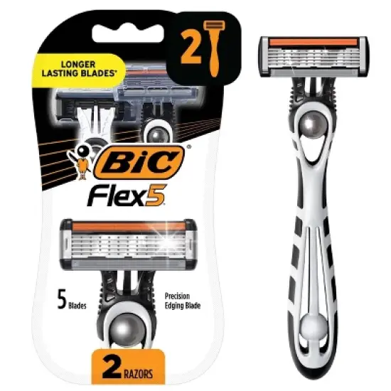 BiC Men's Flex 5 Blades Sensitive Disposable Razors - 2ct image {9}