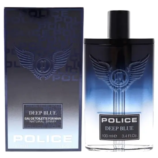 Police Deep Blue Men's Cologne EDT Spray - 3.4oz image {3}