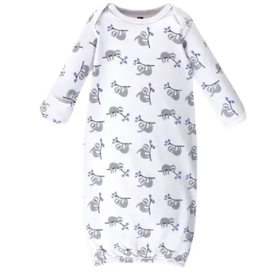 Hudson Baby Infant Boy Cotton Gowns, Little Explorer, Preemie/Newborn image {2}