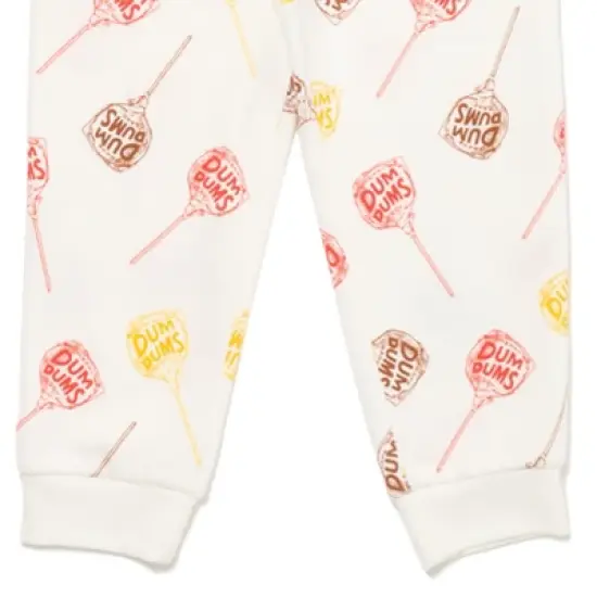  Dum Dums Lollipops French Terry Pullover Hoodie and Pants Outfit Set Infant to Toddler  image {6}