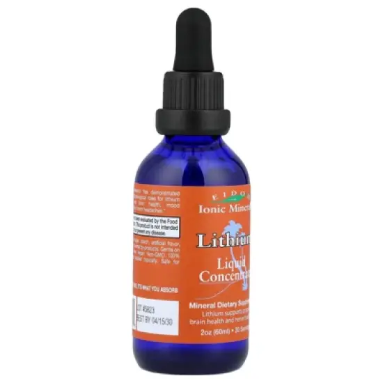 Eidon Ionic Minerals Lithium, Liquid Concentrate, 2 oz (60 ml) image {3}