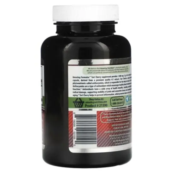 Amazing Nutrition Tart Cherry, 1,000 mg , 250 Capsules image {2}