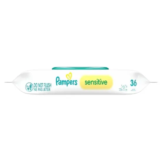 Pampers Sensitive Baby Wipes - 36ct image {9}