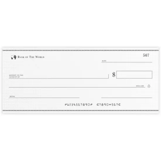 Sustainable Greetings Reusable Big Check for Presentation, Large Oversized Dry Erase Plaque for Endowment, Donations, Gag Gifts, 30" x 16" image {4}