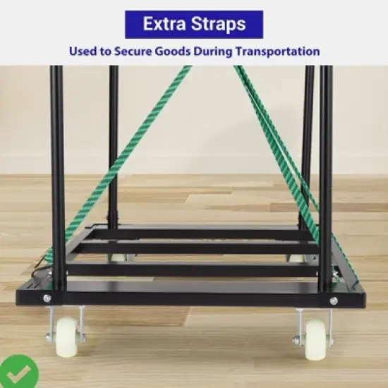 Drywall Cart Steel Panel Truck1500 LBS Heavy Duty Drywall Cart Steel Panel Truck w/Wheels Chair Cart Desk Trolley image {5}