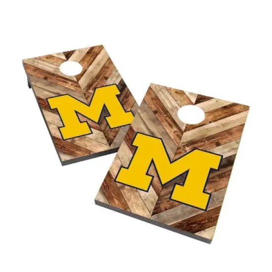 NCAA Michigan Wolverines 2'x3' Cornhole Bag Toss Game Set image {1}