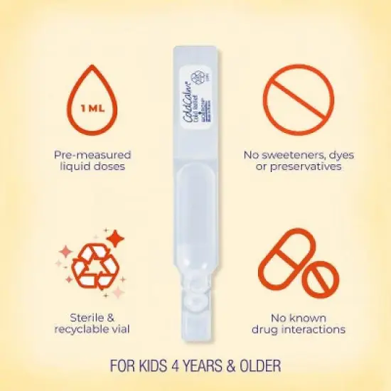 ColdCalm Kids by Boiron Homeopathic Medicine For Cold Relief  -  30 Doses Liquid image {6}