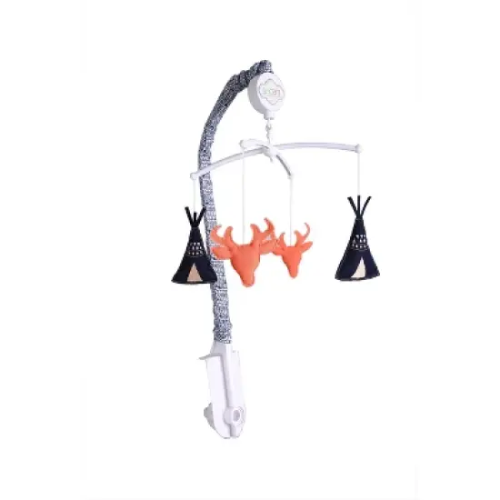 Bacati - Olivia Coral Navy 10 pc Girls Crib Bedding Set with 2 Crib Fitted Sheets image {3}