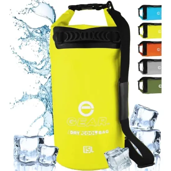 Enthusiast Gear Roll Top Floating Cooler Dry Bag &ndash; 18 Cans &ndash; 15L image {8}