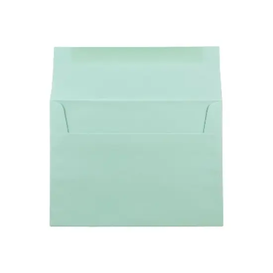 JAM Paper A7 Invitation Envelopes 5.25 x 7.25 Aqua Blue 1523985 image {1}