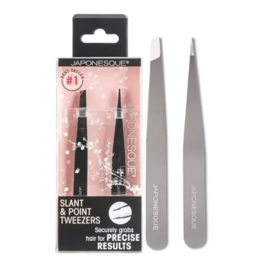 JAPONESQUE Slant & Point Tweezer Duo image {10}