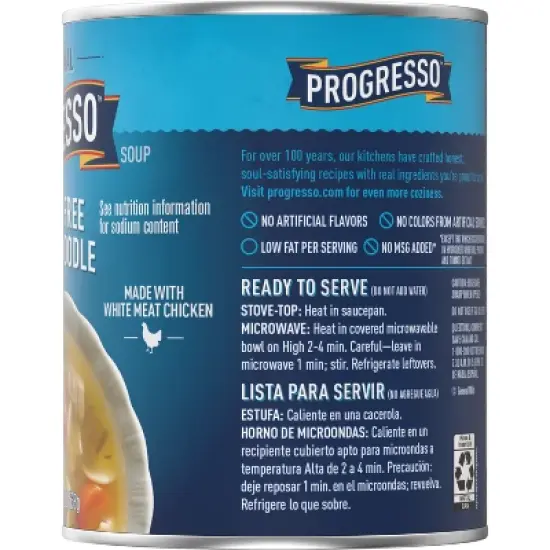Progresso Traditional 99% Fat Free Chicken Noodle Soup - 19oz image {5}