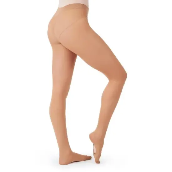 Capezio Ultra Soft Self Knit Waistband Transition Tight - Girls & Toddler image {15}