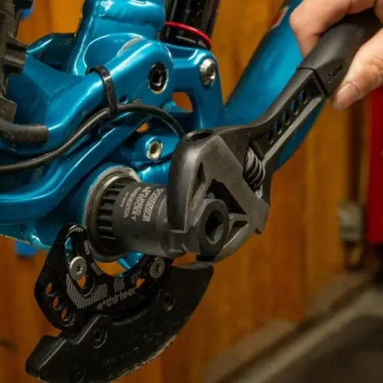 Pedro's Adjustable Wrench 10" Soft Handle Black image {2}