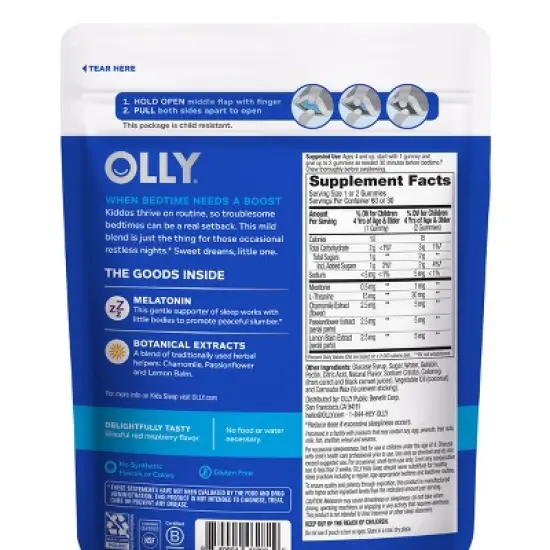 OLLY Kids Sleep Multivitamins Gummies - 60ct image {6}