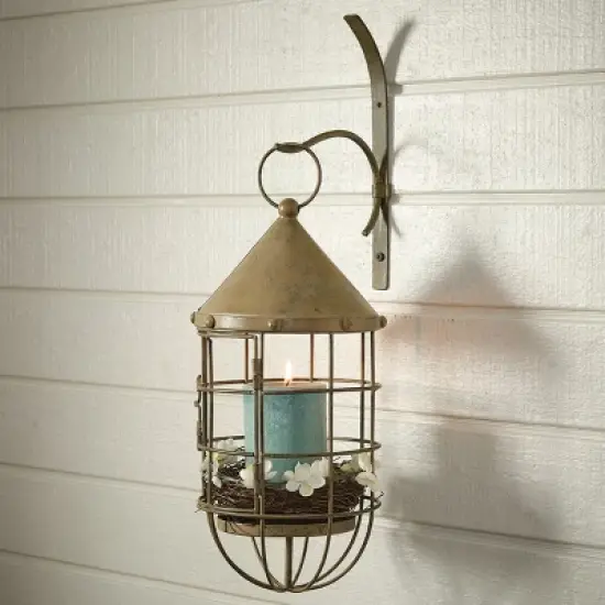 Park Designs Songbird Hanging Verdi Lantern image {1}