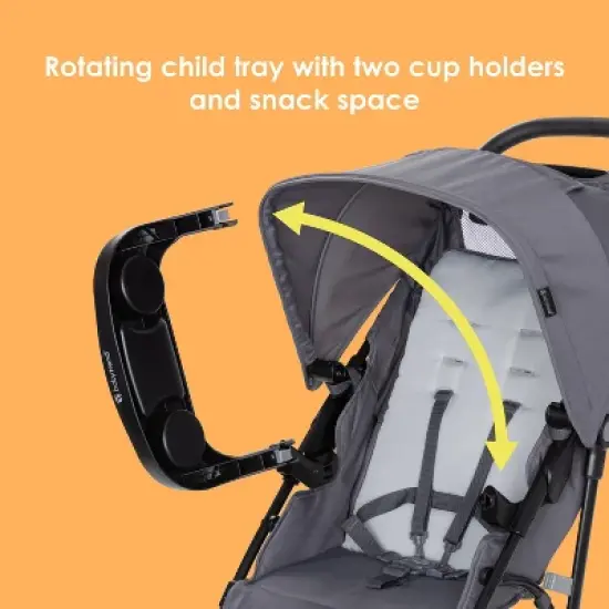 Baby Trend Venture 3-Wheel Stroller Travel System - Stellar Gray image {9}