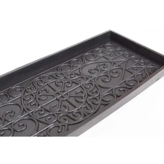 BirdRock Home 34''LX14''W Decorative Rubber Boot Tray image {2}