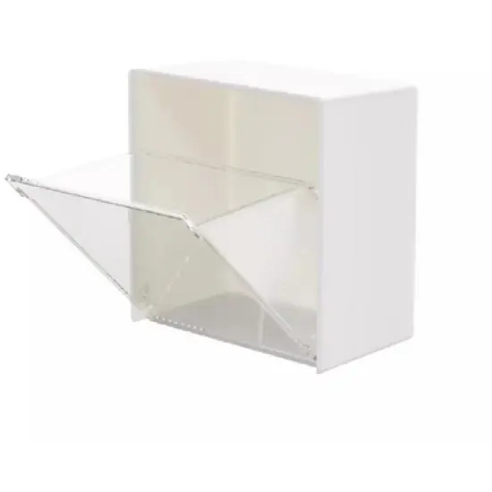 Kitcheniva Wall-Mounted Clamshell Cotton Swab Storage Holder image {4}