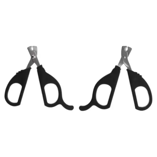 Durable Pet Nail Clippers with Tail Buckle 3.94"x2.56" Black 1 Pc image {4}