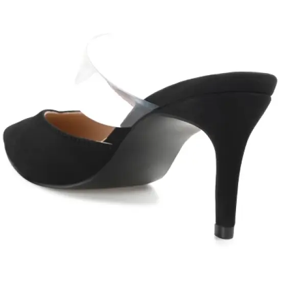 Journee Collection Womens Ollie Mules Low Stiletto Pointed Toe Pumps image {6}