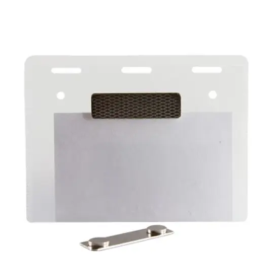 SICURIX Magnetic ID Badge Holder Kit with Printable Inserts, 4" x 3", Pack of 20 image {2}