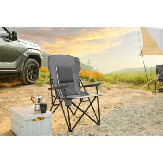 KTMBDW Folding Camping Chairs with Cup Holder- Lightweight, Portable Chair for Beach, Lawn, Outdoor Sports image {8}