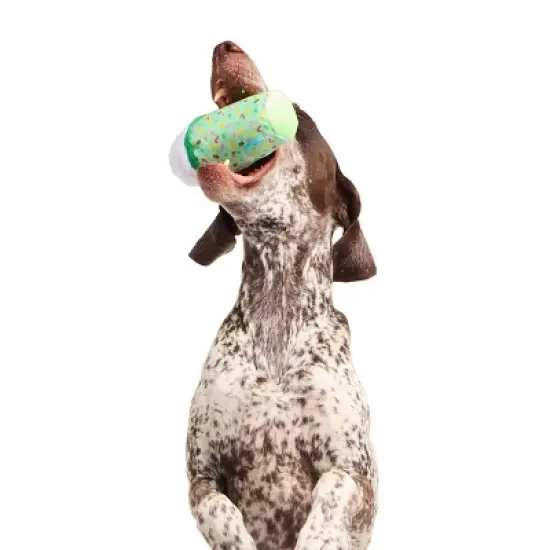 BARK Howly Jowly Holidays Elfspresso Latte Food Shaped Plush Dog Toy image {3}