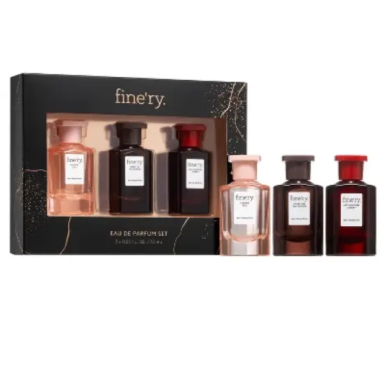 fine'ry. Mini EDP Perfume Gift Set - 0.75 fl oz/3pc image {1}
