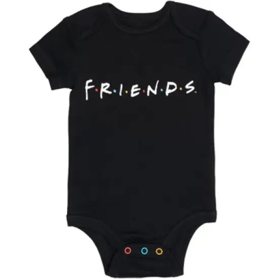 FRIENDS Bodysuit Pants and Hat 3 Piece Outfit Set Black  image {2}