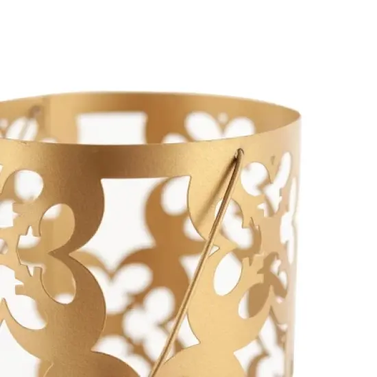 Seven20 Star Wars Gold Stamped Lantern | Rebel Symbol Clusters | 11.5 Inches Tall image {2}