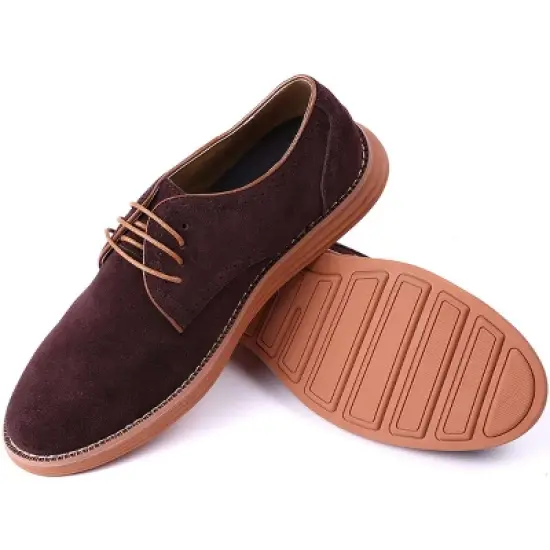 Mio Marino - Men's Elegant Suede Oxford Shoes image {4}