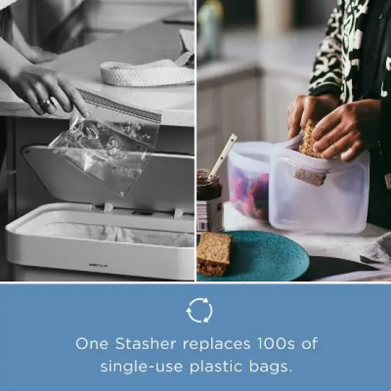 Stasher Reusable Silicone Travel Accessories Bag Set - 2pk image {6}