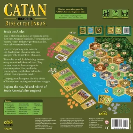 Catan: Rise of the Inkas Board Game: Strategy & Memory Skills, Ages 30-90 Minutes, 3-4 Players image {1}