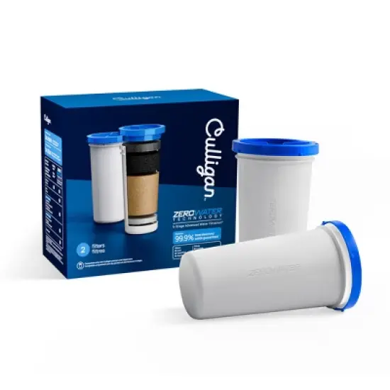 Culligan with ZeroWater Technology 2pk Replacement Filter image {1}