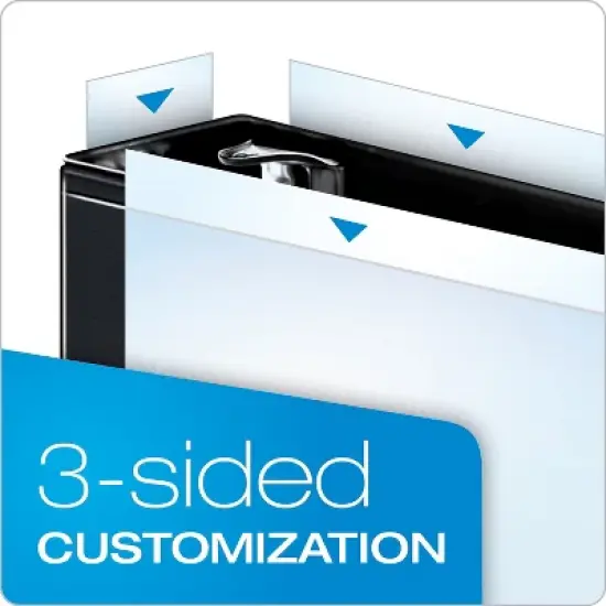 Cardinal ExpressLoad ClearVue 1.5" 3-Ring View Binder 943635 image {4}